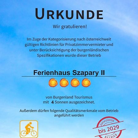 Ferienhaus Szapary II Eisenberg an der Pinka Exterior foto